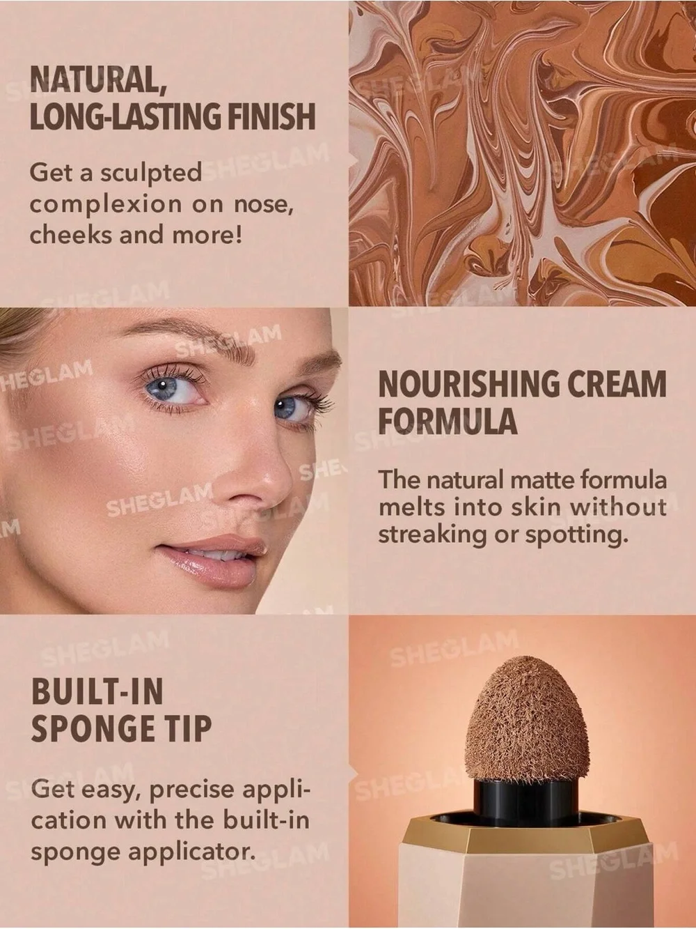 SHEGLAM Sun Sculpt Liquid Contour WARM HONEY ~ New & Sealed